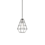 Livex Lighting Single Light 8" Wide Mini Pendant Black