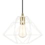 Livex Lighting Geometric 14" Wide Pendant White