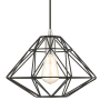 Livex Lighting Geometric 14" Wide Pendant Black