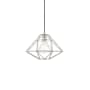 Livex Lighting Geometric 14" Wide Pendant Brushed Nickel