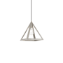 Livex Lighting Pinnacle 10" Wide Mini Pendant Brushed Nickel