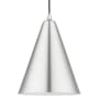 Livex Lighting Dulce 10" Wide Mini Pendant Brushed Aluminum / Polished Chrome