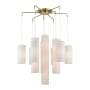 Livex Lighting Strathmore 15 Light 45" Wide Commercial Waterfall Chandelier Antique Brass