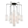 Livex Lighting Strathmore 15 Light 45" Wide Commercial Waterfall Chandelier Black