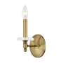 Livex Lighting Bennington Single Light 11" Tall Wall Sconce Antique Brass