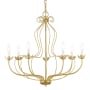 Livex Lighting Katarina 7 Light 28" Wide Taper Candle Style Chandelier Soft Gold