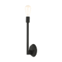 Livex Lighting Prague Single Light 16" Tall Wall Sconce Black