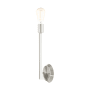 Livex Lighting Prague Single Light 16" Tall Wall Sconce Brushed Nickel
