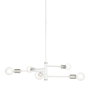 Livex Lighting Bannister 5 Light 24" Wide Sputnik Chandelier White