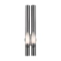 Livex Lighting Acra 2 Light 22" Tall Wall Sconce Black Chrome