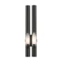 Livex Lighting Acra 2 Light 22" Tall Wall Sconce Shiny Black