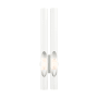 Livex Lighting Acra 2 Light 22" Tall Wall Sconce Shiny White