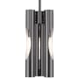Livex Lighting Acra 3 Light 6" Wide Mini Pendant Black Chrome