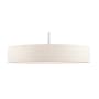 Livex Lighting Venlo 4 Light 22" Wide Drum Chandelier with Cream Shade Brushed Nickel