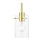 Livex Lighting Munich 5" Wide Mini Pendant Satin Brass