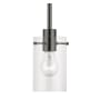 Livex Lighting Munich 5" Wide Mini Pendant Black Chrome