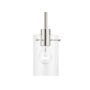 Livex Lighting Munich 5" Wide Mini Pendant Brushed Nickel