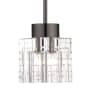Livex Lighting Rotterdam 5" Wide Crystal Mini Pendant Black Chrome