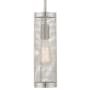 Livex Lighting Industro Single Light 5" Wide Cage Mini Pendant Brushed Nickel
