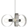 Livex Lighting Modesto 3 Light 19" Wide Chandelier Brushed Nickel