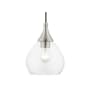 Livex Lighting Catania 7" Wide Mini Pendant Brushed Nickel