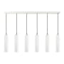 Livex Lighting Ardmore 6 Light 44" Wide Linear Pendant Shiny White