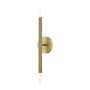 Livex Lighting Monaco 2 Light 16" Tall Wall Sconce Antique Brass