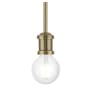 Livex Lighting Lansdale 5" Wide Mini Pendant Antique Brass