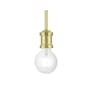 Livex Lighting Lansdale 5" Wide Mini Pendant Satin Brass