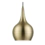 Livex Lighting Andes 8" Wide Mini Pendant Antique Brass