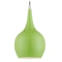 Livex Lighting Andes 8" Wide Mini Pendant Shiny Apple Green / Polished Chrome Accents