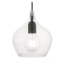 Livex Lighting Aldrich 8" Wide Mini Pendant Black / Brushed Nickel Accent