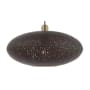 Livex Lighting Dublin Single Light 16" Wide Pendant Bronze with Antique Brass Accents