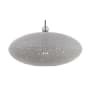Livex Lighting Dublin Single Light 16" Wide Pendant Nordic Gray with Brushed Nickel Accents
