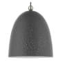 Livex Lighting Arlington Single Light 10" Wide Mini Pendant Scandinavian Gray with Brushed Nickel Accents
