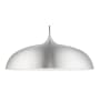 Livex Lighting Amador 3 Light 24" Wide Pendant Brushed Aluminum / Polished Chrome Accents