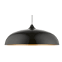 Livex Lighting Amador 3 Light 24" Wide Pendant Shiny Black / Polished Chrome Accents