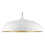 Livex Lighting Amador 3 Light 24" Wide Pendant Shiny White / Polished Chrome Accents