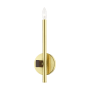 Livex Lighting Denmark 14" Tall Wall Sconce Satin Brass