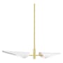 Livex Lighting Capistrano 2 Light 38" Wide Linear Chandelier Satin Brass