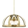 Livex Lighting Stoneridge 5 Light 24" Wide Pendant Antique Brass