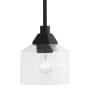 Livex Lighting Aragon 5" Wide Mini Pendant Black