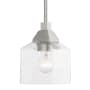 Livex Lighting Aragon 5" Wide Mini Pendant Brushed Nickel