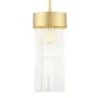 Livex Lighting Norwich Single Light 7" Wide Crystal Mini Pendant Soft Gold