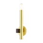 Livex Lighting Helsinki 14" Tall Wall Sconce Satin Brass
