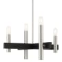 Livex Lighting Helsinki 4 Light 24" Wide Chandelier Brushed Nickel