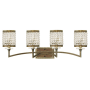 Livex Lighting Grammercy 4 Light Bathroom Vanity Light Hand Painted Palacial Bronze
