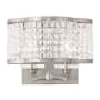 Livex Lighting Grammercy 2 Light Wall Sconce Brushed Nickel