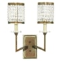Livex Lighting Grammercy 2 Light Double Sconce Hand Painted Palacial Bronze
