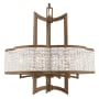 Livex Lighting Grammercy 6 Light 26" Wide Single Chandelier with Clear Crystal Diffusers Hand Painted Palacial Bronze
